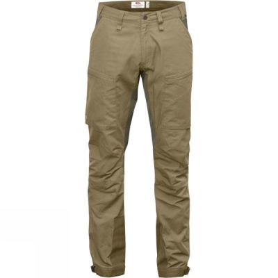 Pantalones Fjallraven Abisko Lite Trekking Hombre Kaki - Chile PTF468517